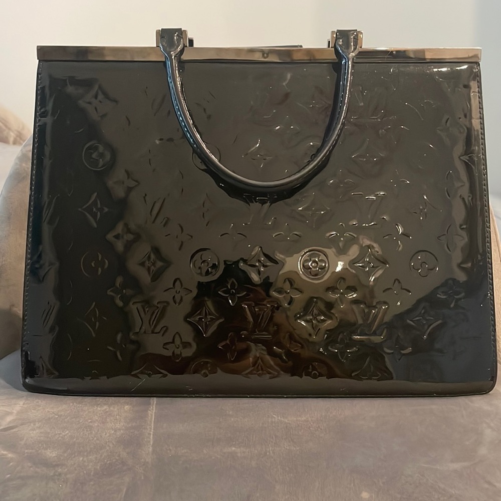Louis Vuitton Black Patent Leather